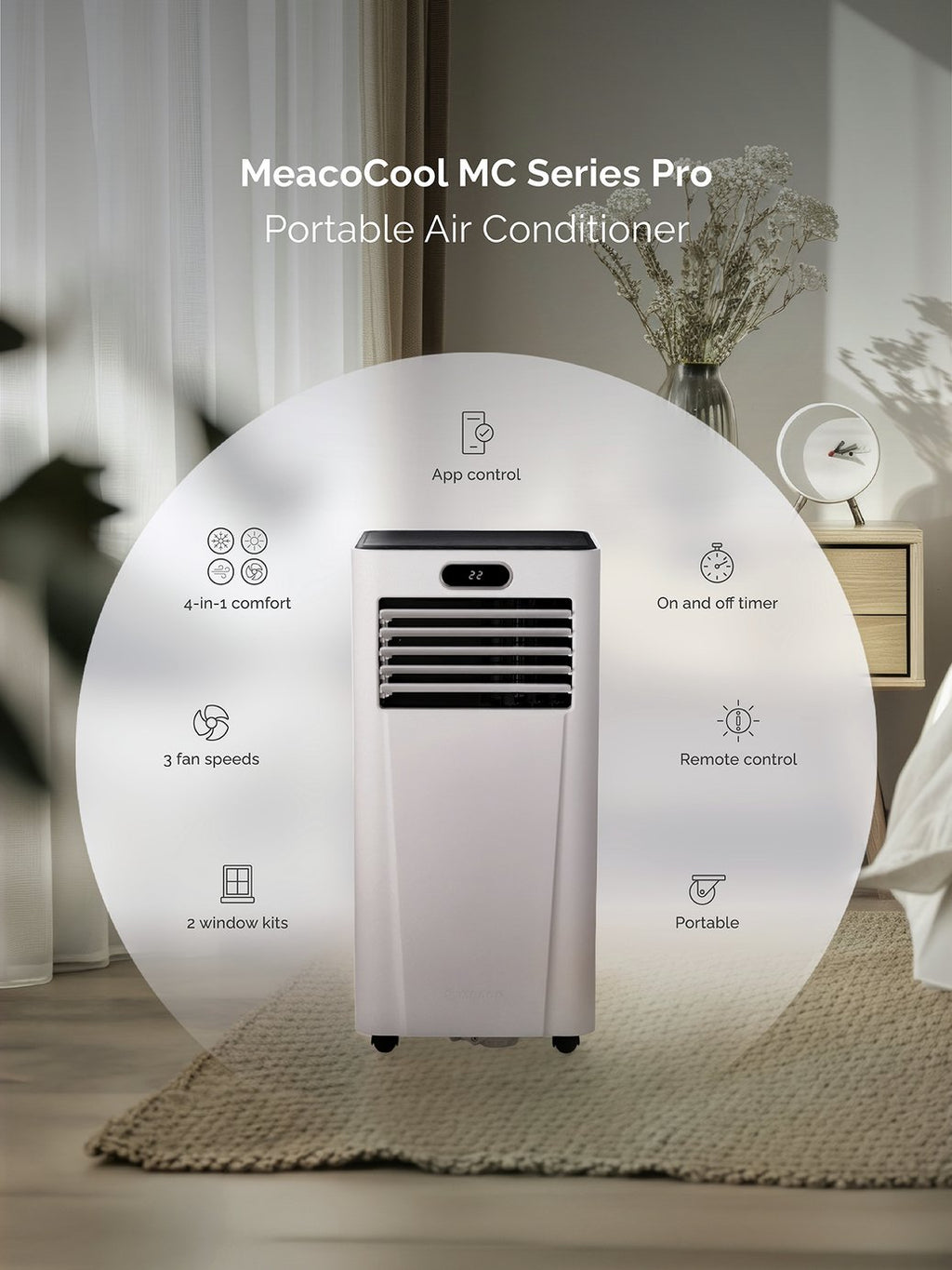MeacoCool MC Series Pro 9000BTU Portable Air Conditioner