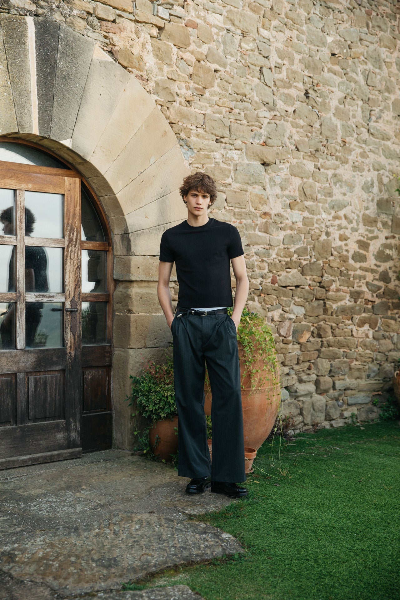 CANKAR Brando Fitted T-Shirt, Black