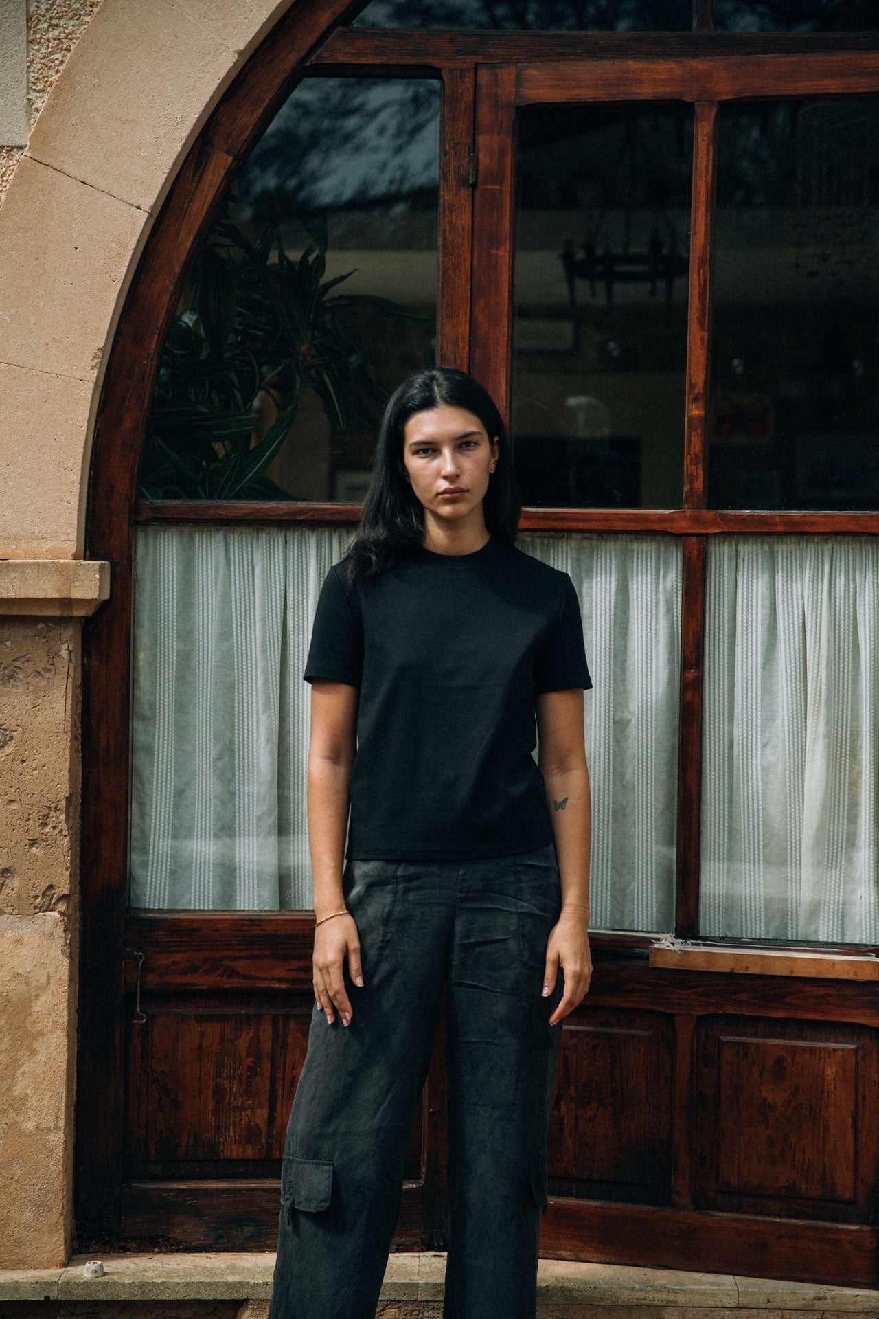 CANKAR Brando Fitted T-Shirt, Black