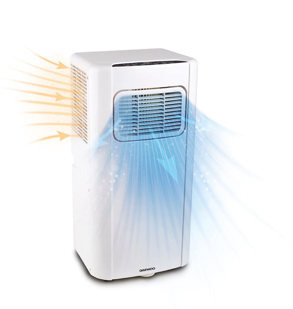 Daewoo COL1316GE 5000 BTU Portable Air Conditioner White